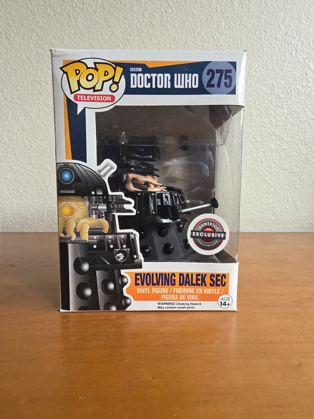 Funko POP! Doctor Who Evolving Dalek Sec #275 GameStop Exclusive- box damaged